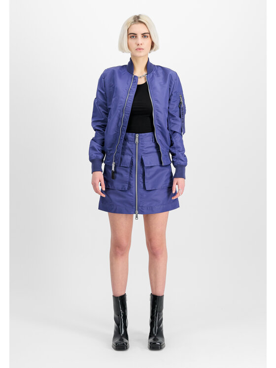 Alpha Industries Alpha Industries Kurtka bomber MA-1 VF Light Bomber Jacket Women Fioletowy Slim Fit