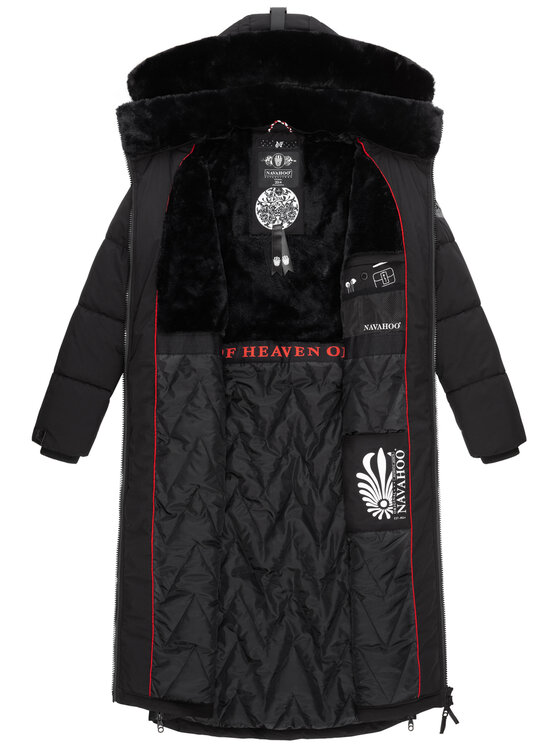 Navahoo Navahoo Kurtka zimowa Knuddelfee Czarny Regular Fit