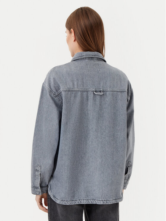 ONLY ONLY Τζιν μπουφάν Emmie 15336153 Γκρι Regular Fit