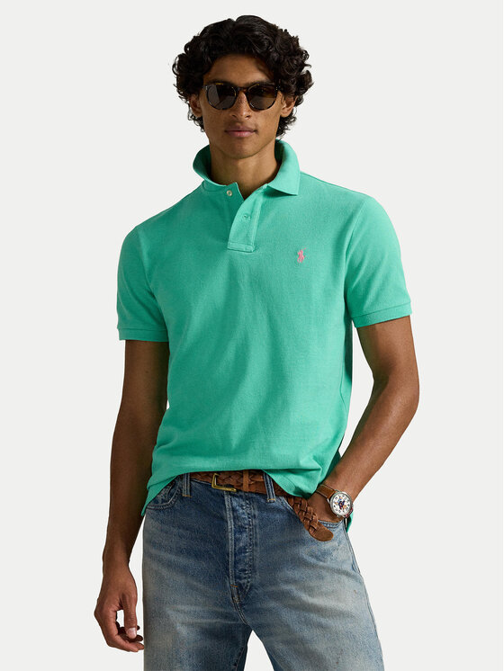 Polo Ralph Lauren Polo Ralph Lauren Поло 710782592018 Зелений Slim Fit