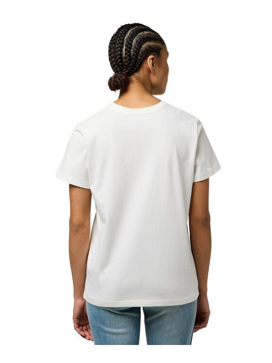 Wrangler Wrangler T-Shirt 112371082 Biały Regular Fit