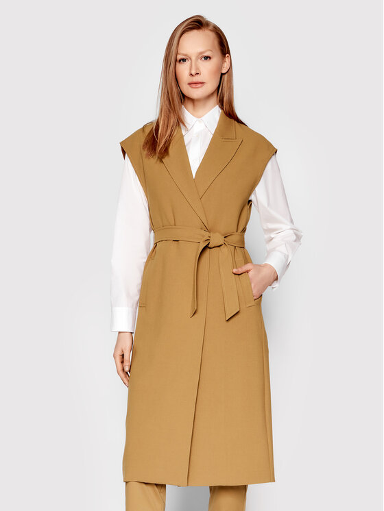 Sisley Sisley Veste 2BFQLN004 Brūns Regular Fit