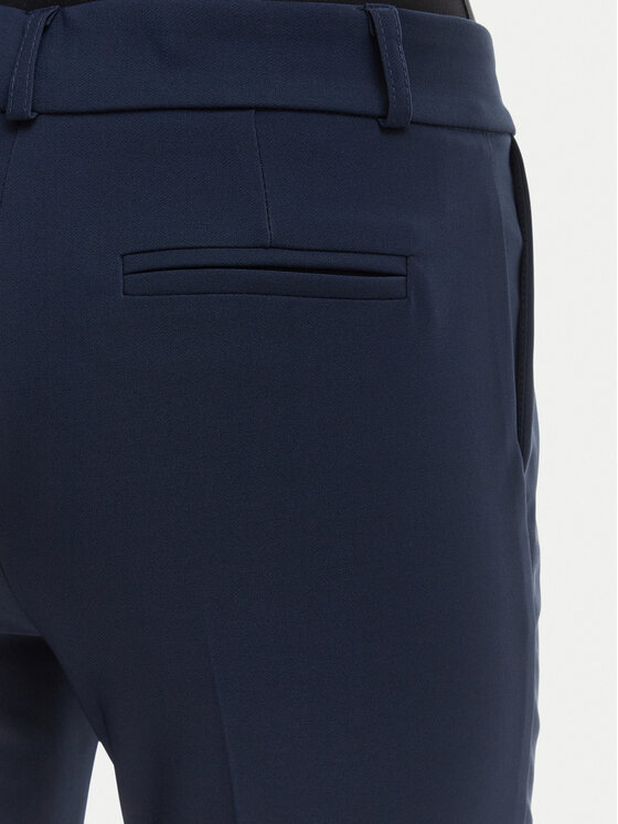 Rinascimento Rinascimento Текстилни панталони CFC0128638003 Тъмносин Slim Fit