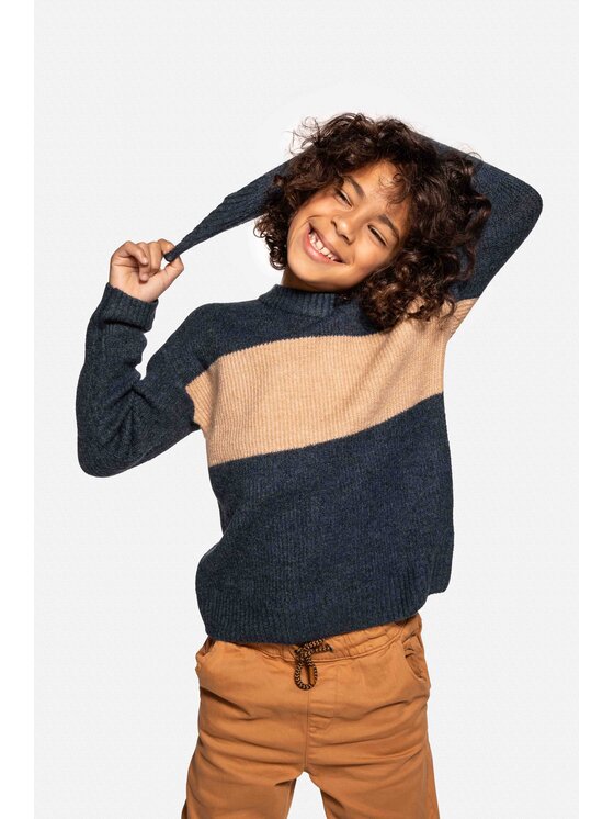 Coccodrillo Coccodrillo Sweter ZC3172101ATJ-015 Granatowy Regular Fit