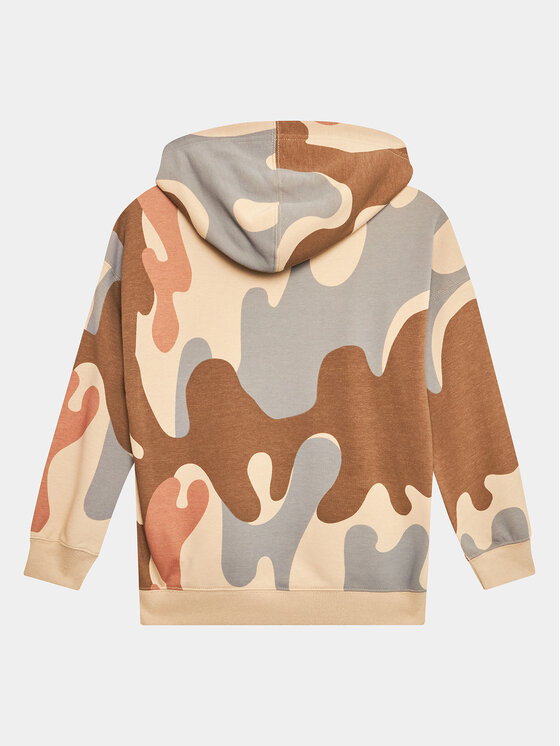 Champion Felpa Booktore Camo 306458 Multicolore Oversize Modivo
