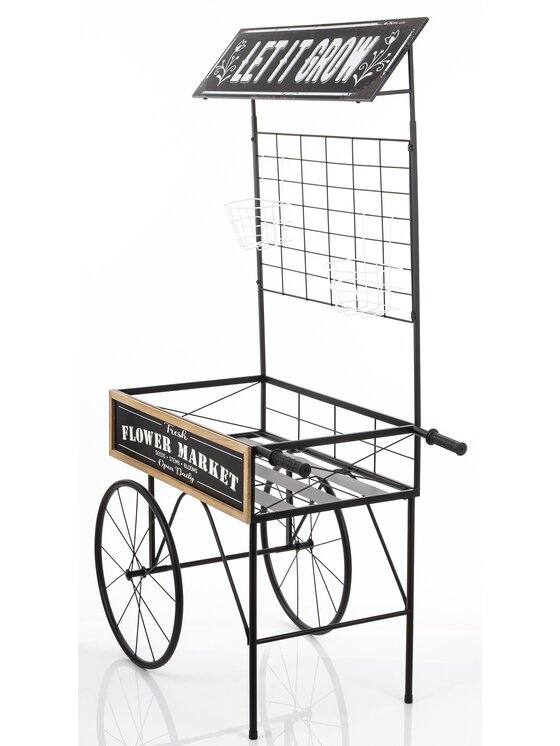MIAhome MIAhome Kwietnik metalowy 176x105x58 cm PARAR Czarny