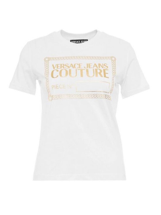 Versace Versace Tričko 72HAHT17 Biela Regular Fit