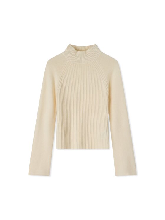 Motivi Motivi Sweter M347E002406N011 Biały Regular Fit