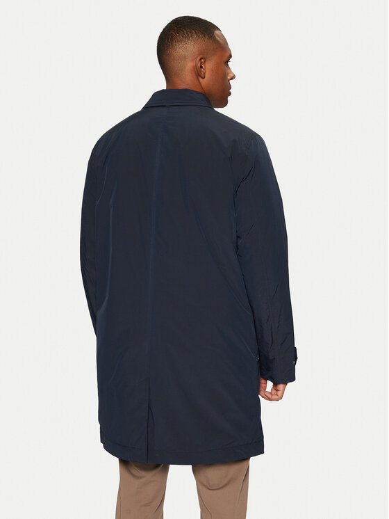 Tommy Hilfiger Tommy Hilfiger Kabát pro přechodné období MW0MW37651 Tmavomodrá Regular Fit