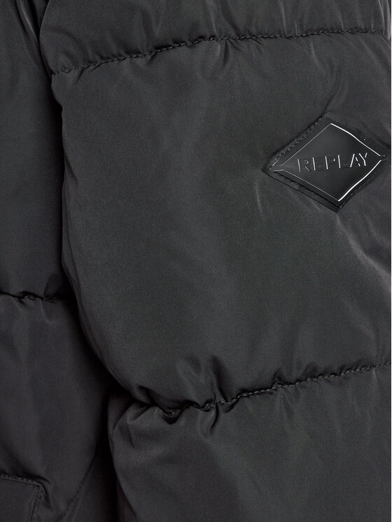 REPLAY REPLAY Зимно яке W7664R.000.84466 Черен Relaxed Fit