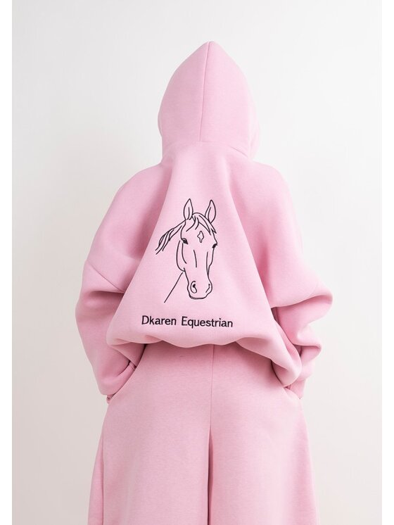 DKaren Sport DKaren Sport Bluza EQ-K-B27 001 Różowy Balloon Fit
