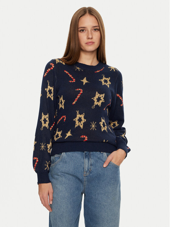 Pieces Pieces Sweater Sugar 17152789 Sötétkék Regular Fit