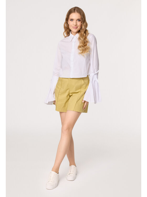 LAURELLA LAURELLA Bluzka Laurella 2VA004100 Biały Regular Fit