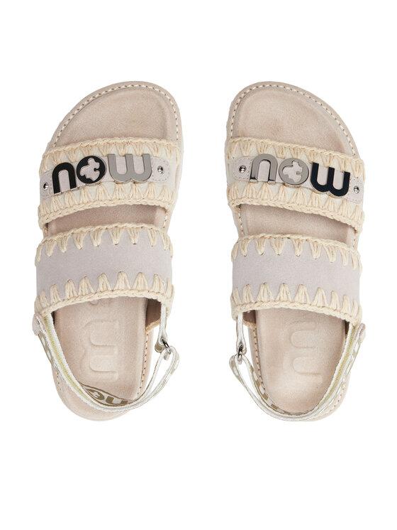 Mou Mou Sandały MU.SW461001T Beżowy