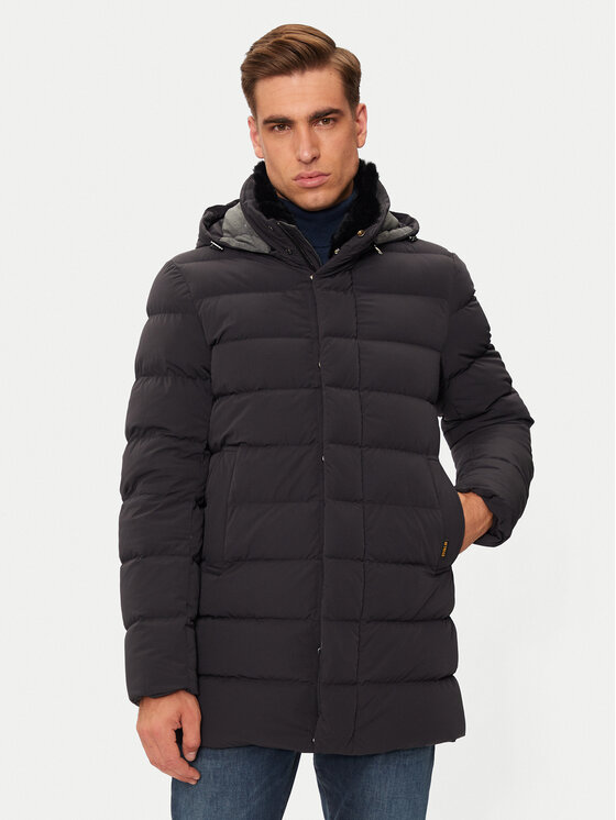 Hetregó Hetregó Pehelykabát William 8N435R Fekete Regular Fit