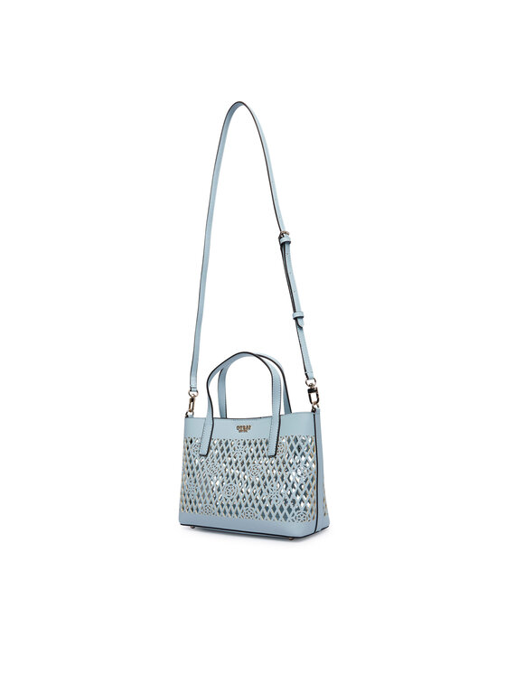 Guess Guess Kabelka Letty Mini HWPG99 11750 Svetlo modrá