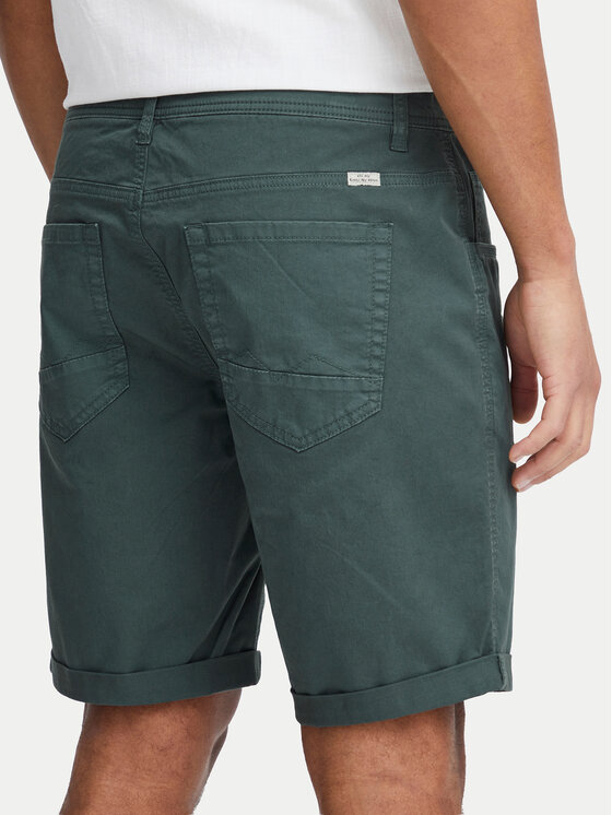 Blend Blend Šortky z materiálu 20716713 Zelená Slim Fit