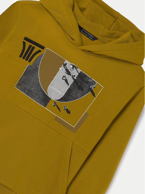 Mayoral Mayoral Felpa 7452 Giallo Regular Fit