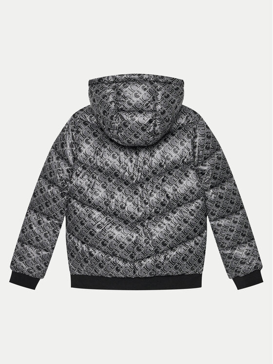 Guess Guess Pūkinė striukė J4YL02 WEGY0 Juoda Regular Fit