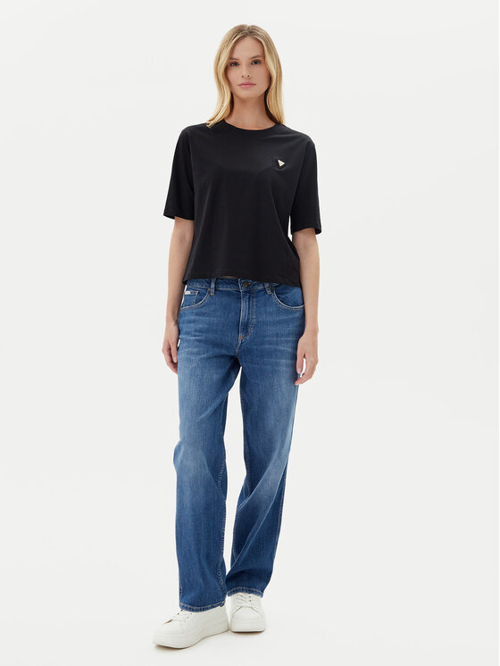 Guess Jeans Guess Jeans Jeans W5YA0I D0021 Blu Boyfriend Fit