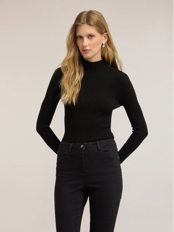 Motivi Motivi Maglione M339E002397N033 Nero Slim Fit