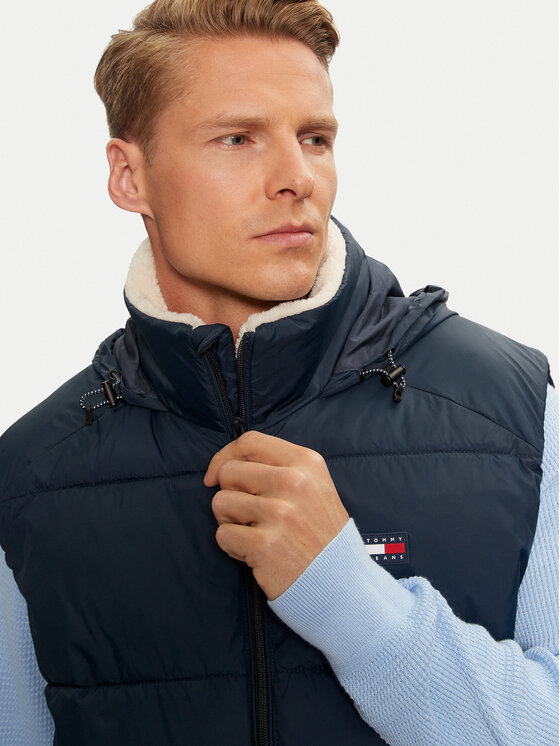 Tommy Jeans Tommy Jeans Weste DM0DM19632 Dunkelblau Regular Fit