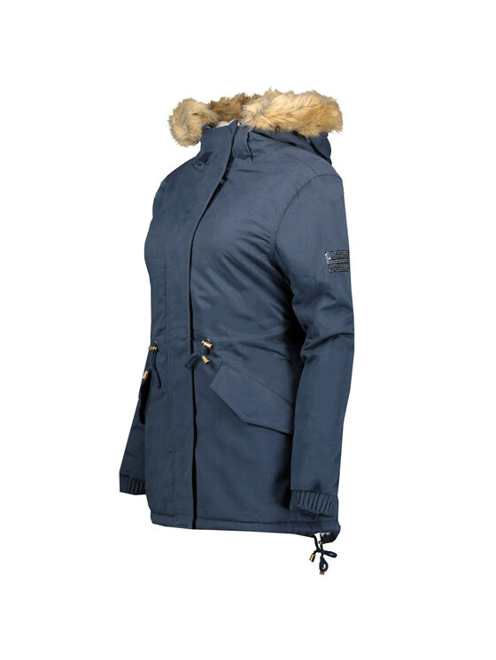 Geographical Norway Geographical Norway Parka WQ833F/GN-NAVY Granatowy Reglan Fit