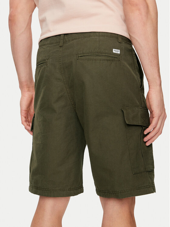 Jack&Jones Jack&Jones Šortky z materiálu Jpstcole 12248685 Khaki Regular Fit