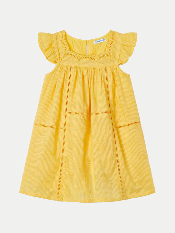 Mayoral Vestito estivo 3930 Giallo Regular Fit, taglia : 6Y