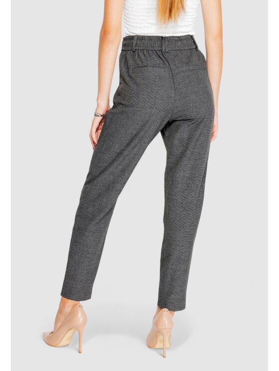 ONLY ONLY Pantaloni da donna ONLPOPTRASH-DELL EASY MEL PANT PNT Grigio Easy Fit