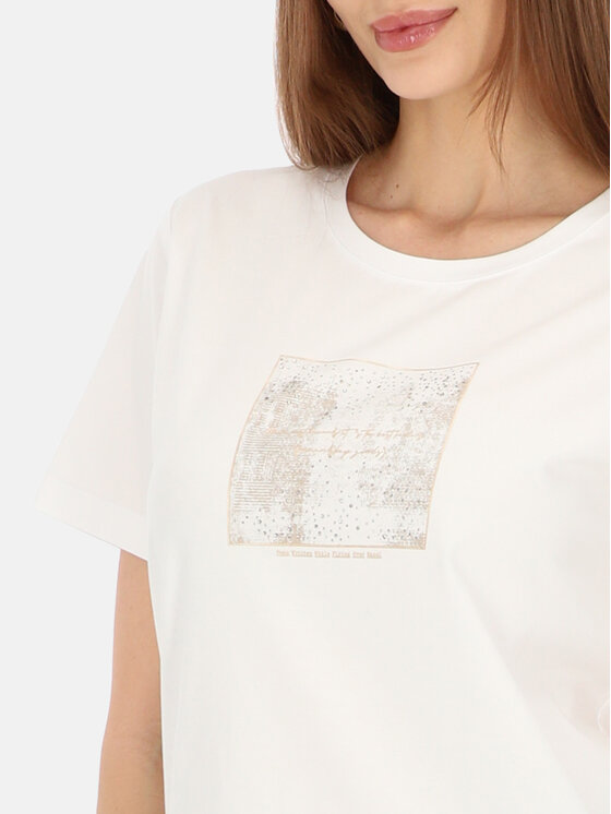 L’AF L’AF T-Shirt Nika Biały Regular Fit