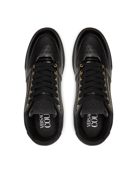 Black and white versace sneakers sales