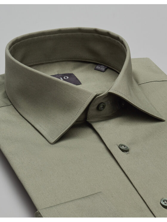 Borgio Borgio Koszula simeria Zielony Slim Fit