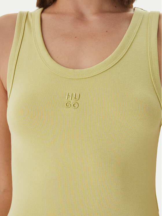 HUGO HUGO Haljina za svaki dan Nalimera 50514521 Svijetlo zelena Slim Fit