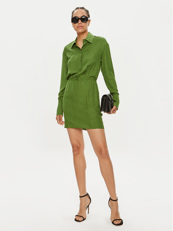 Patrizia Pepe Patrizia Pepe Φόρεμα πουκάμισο 8A1272/AL65-G163 Πράσινο Regular Fit