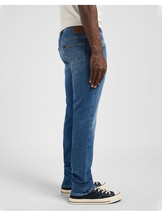 Lee Lee Jeansy LUKE Niebieski Slim Fit