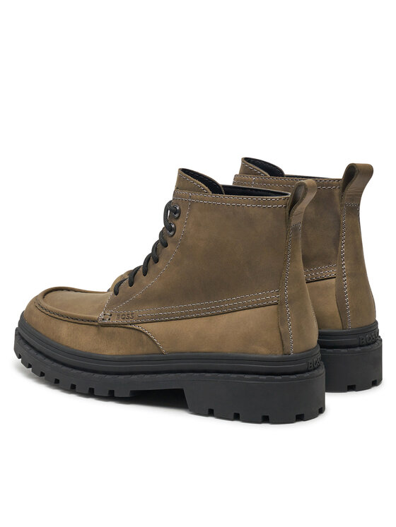 BOSS Boss Schnürstiefeletten Nebular 50529219 Grün