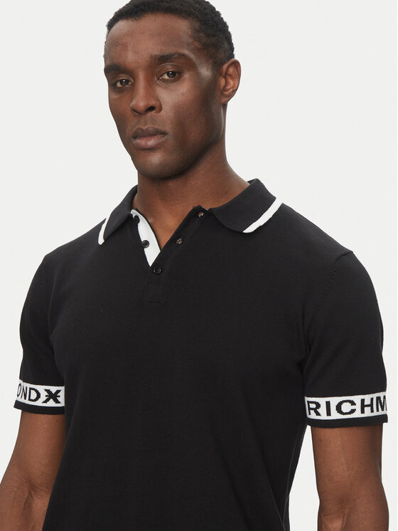 Richmond X Richmond X Polo UMP25309PO Czarny Regular Fit