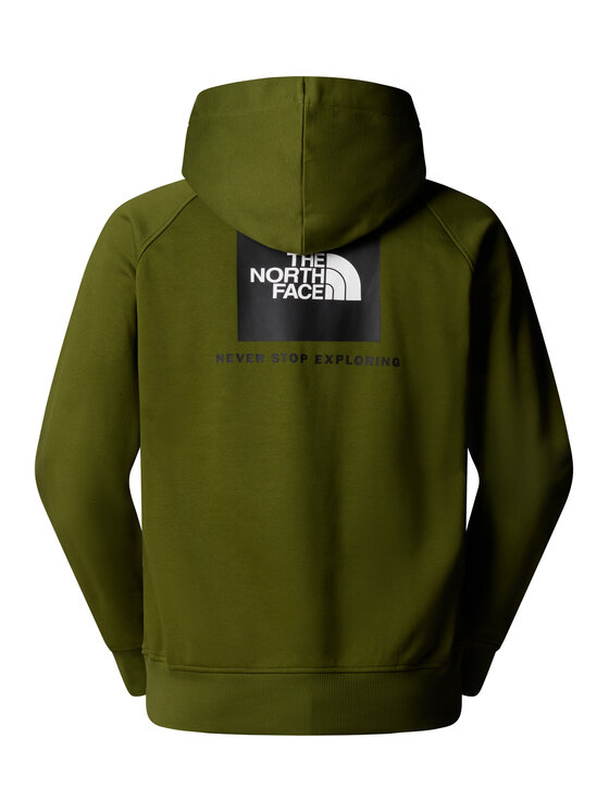 The North Face The North Face Mikina Redbox NF0A89F9 Zelená Regular Fit