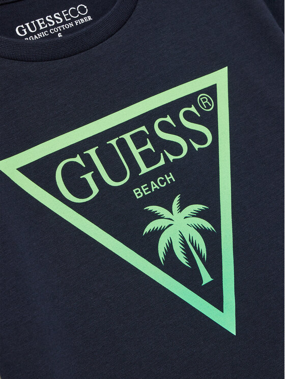 Guess Guess Tričko L4GI33 J1311 Tmavomodrá Regular Fit