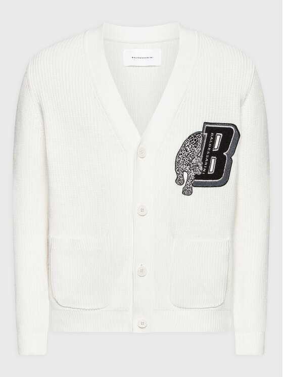 Baldessarini Baldessarini Kardigán Kashcot B4 60020/000/5107 Biela Regular Fit