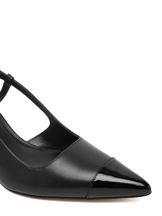 MICHAEL Michael Kors MICHAEL Michael Kors Körömcipők Alora Toe Cao Mid Sling 40R6AOMS1L Fekete