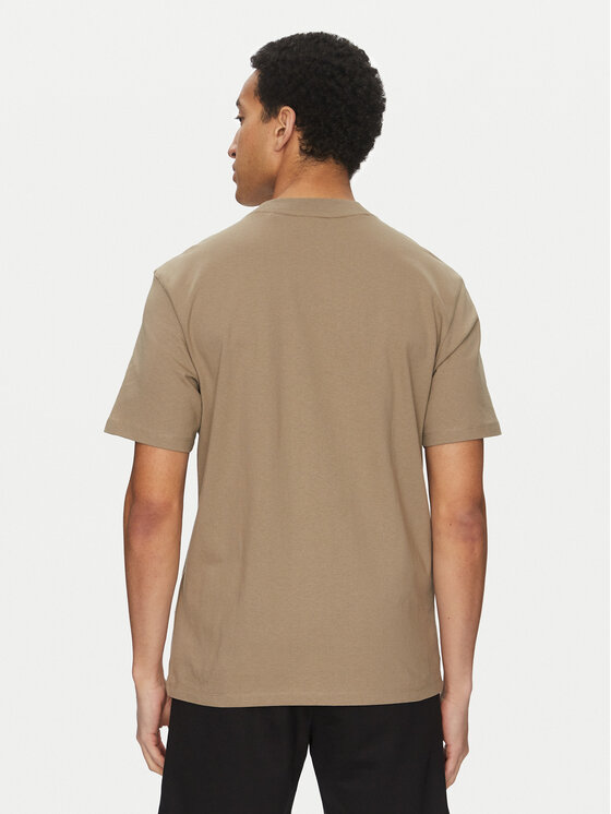 HUGO HUGO T-Shirt Dapolino 50488330 Brązowy Relaxed Fit