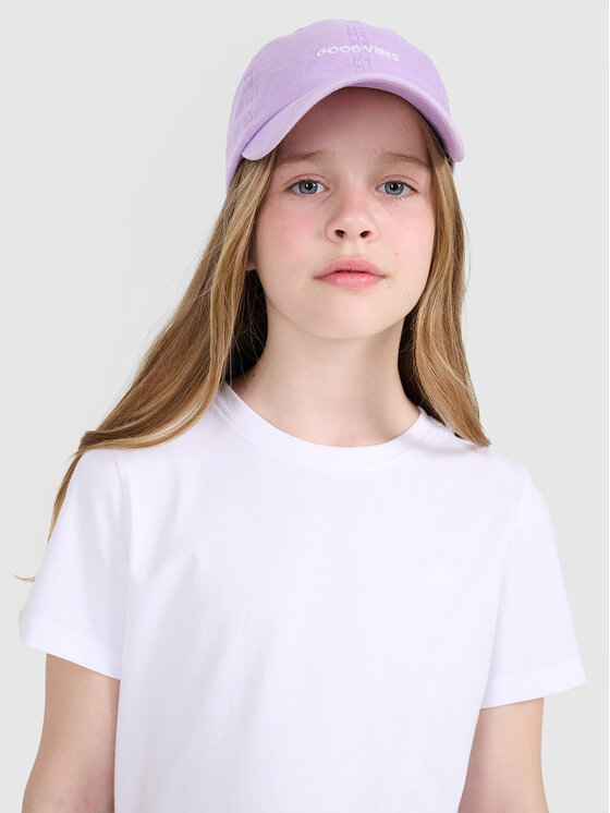 4F 4F T-Shirt BASIC+ Biały Regular Fit