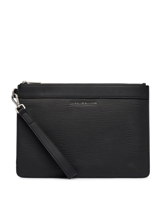Tommy Hilfiger Tommy Hilfiger Saszetka Th Business Saffiano Pouch AM0AM14823 Czarny