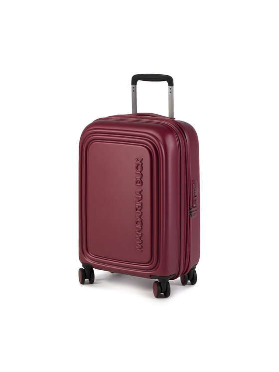 Mandarina Duck Valigia rigida piccola Logoduck + P10SZV3428Z Bordeaux