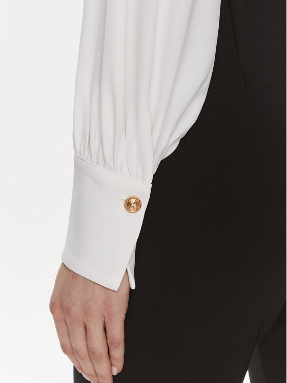Elisabetta Franchi Elisabetta Franchi Πουκάμισο CA-T25-41E2-V350 Λευκό Regular Fit