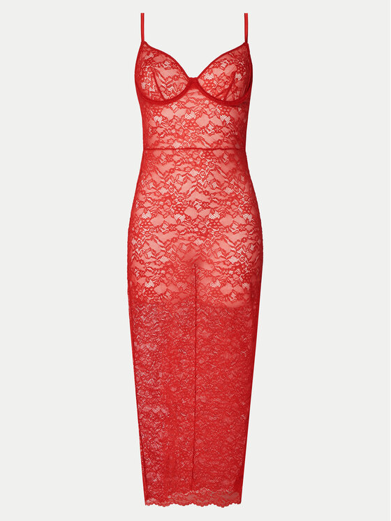 Guess Guess Hálóing O5RK00 KBGT0 Piros Regular Fit