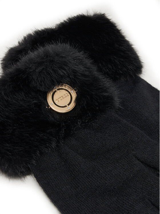 Guess Guess Дамски ръкавици AW5410 POL02 Черен