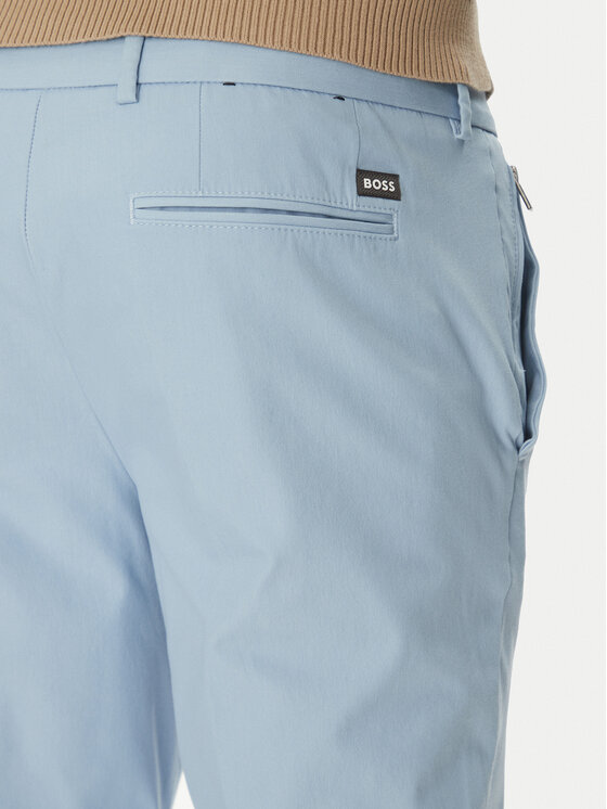 BOSS BOSS Szövet nadrág Kaito1_T 50487754 Kék Slim Fit